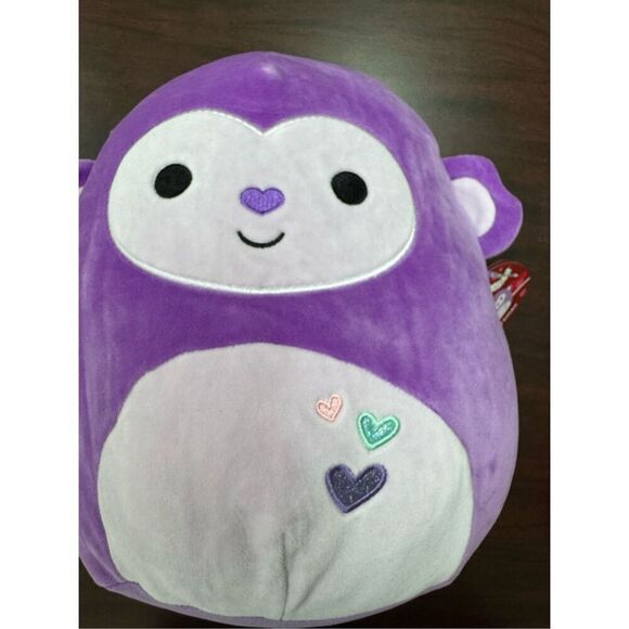 NWT Hartman Purple Monkey 11 Inch Squishmallows Plush - Picture 2 of 5